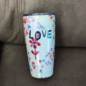 NATURAL LIFE Colorful Floral Love Tumbler